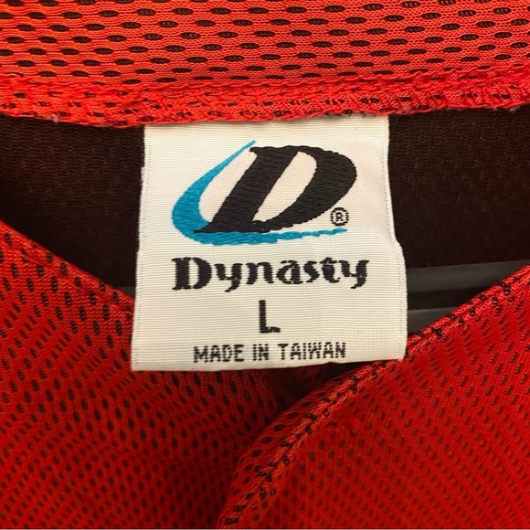 Vintage Angels Red 2003 Baseball Embroidery Buttoned Jersey Size Large - Picture 7 of 8